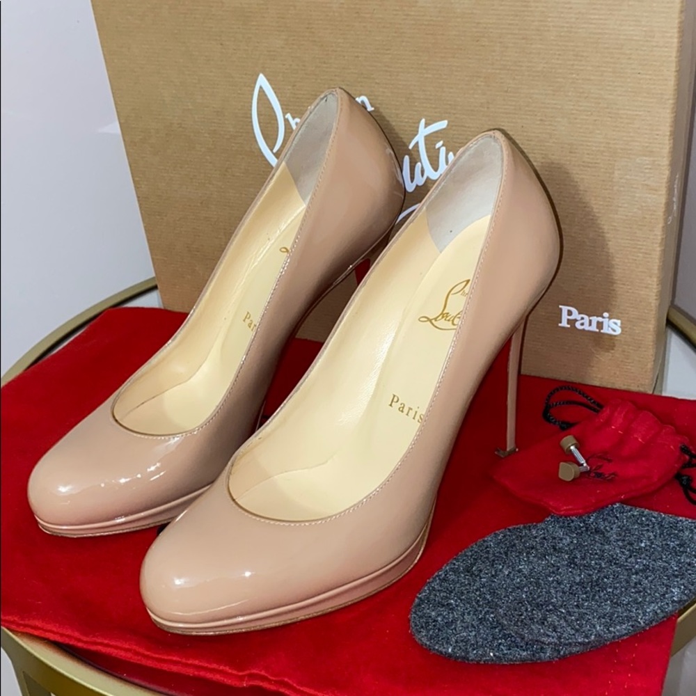 Authentic Christian Louboutin Simple Pump 120mm